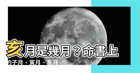 亥月是幾月|【亥月是幾月】亥月是幾月？命書上的子月、寅月、亥月是什麼月。